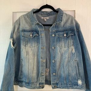 Distressed Denim Jacket